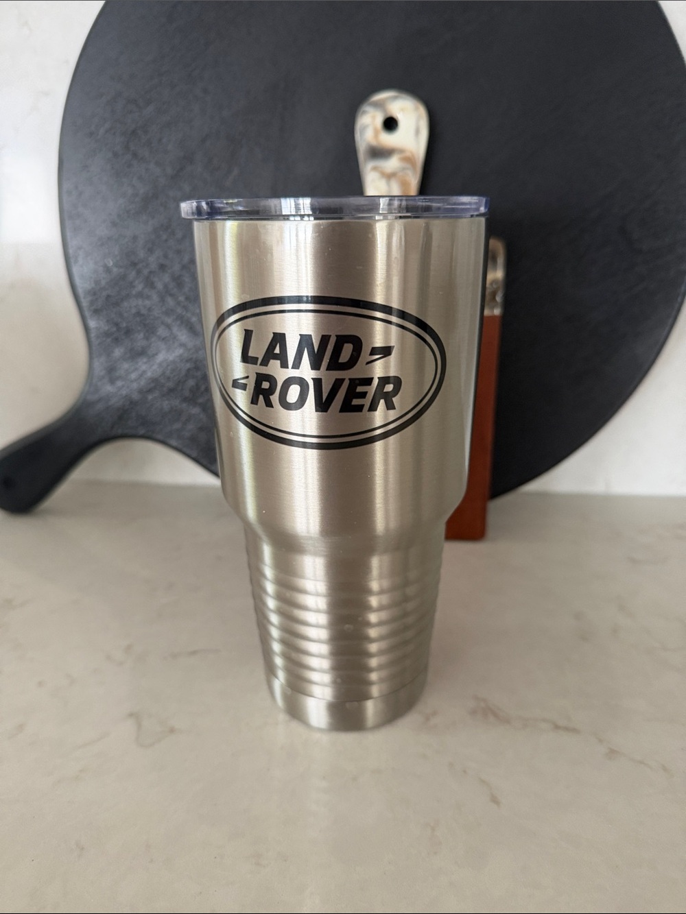 Land Rover Stainless Steel Travel Tumbler - Silver